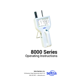 Thumbnail of document Manual - SPC 8000 Handheld Particle Counter